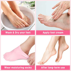 Silicone Moisturizing Gel Sock I Anti Crack Feet and Pian Relief