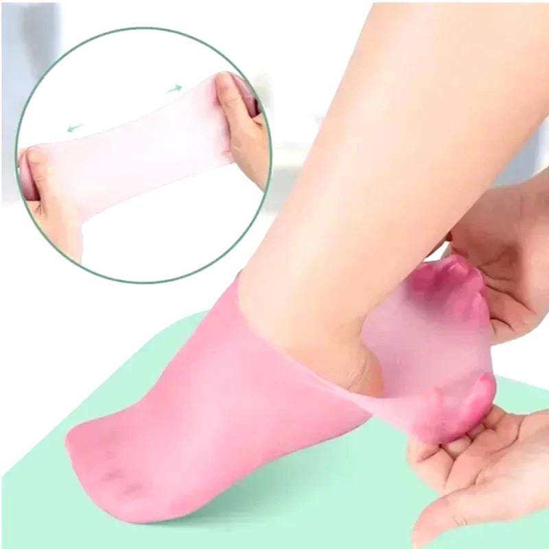 Silicone Moisturizing Gel Sock I Anti Crack Feet and Pian Relief