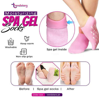 Silicone Moisturizing Gel Sock I Anti Crack Feet and Pian Relief